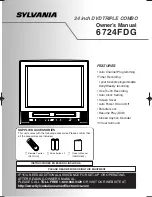 Sylvania 6724FDG Owner'S Manual preview