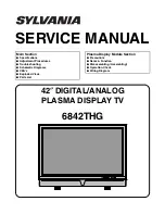 Sylvania 6842THG Service Manual preview