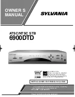 Предварительный просмотр 1 страницы Sylvania 6900DTD Owner'S Manual