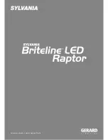 Preview for 12 page of Sylvania briteline led raptor Installation Instructions Manual