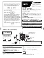 Preview for 1 page of Sylvania C6413TD Owner'S Manual