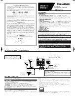 Sylvania C6432TD Owner'S Manual preview