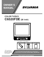 Sylvania C6520FDE Owner'S Manual preview