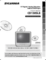 Sylvania CD130SL8 Owner'S Manual preview