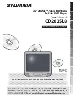 Sylvania CD202SL8 Owner'S Manual preview