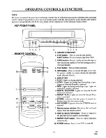 Предварительный просмотр 6 страницы Sylvania CLV1960 Owner'S Manual