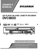 Sylvania DVC880D Owner'S Manual preview