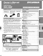 Sylvania DVL150F Owner'S Manual предпросмотр