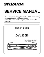 Sylvania DVL300D Service Manual предпросмотр