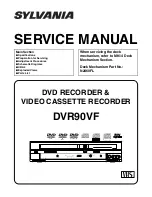 Sylvania DVR90VF Service Manual preview