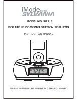 Sylvania IMODE SIP215 Instruction Manual preview