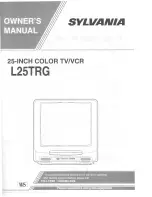 Предварительный просмотр 2 страницы Sylvania L25TRG Owner'S Manual