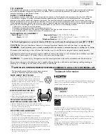 Предварительный просмотр 3 страницы Sylvania LC 401SS2 Owner'S Manual