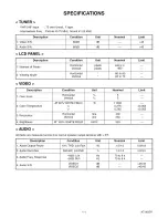 Preview for 3 page of Sylvania LC200SL8 A Service Manual