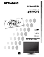 Предварительный просмотр 1 страницы Sylvania LC225SC9 Owner'S Manual