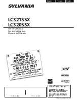 Предварительный просмотр 1 страницы Sylvania LC320SSX Owner'S Manual