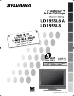 Sylvania LD195SL8 A Owner'S Manual preview