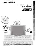 Sylvania LD200SL8 Owner'S Manual preview