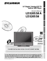 Sylvania LD320SS8 A Owner'S Manual preview