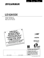 Sylvania LD320SSX Owner'S Manual preview