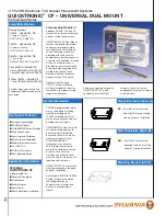 Предварительный просмотр 1 страницы Sylvania QUICKTRONIC T4 User Manual