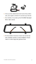 Preview for 24 page of Sylvania Roadsight Mirror Instruction Manual