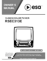 Sylvania RSEC313E Owner'S Manual preview