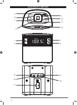 Предварительный просмотр 4 страницы Sylvania SCR1986BT-AS Instruction Manual