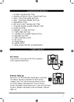 Предварительный просмотр 5 страницы Sylvania SCR1986BT-AS Instruction Manual