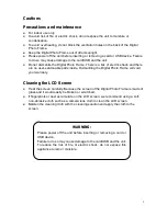 Preview for 3 page of Sylvania SDPF651-BLACK-C Operation Manual