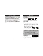 Preview for 6 page of Sylvania SDVD 7026 User Manual