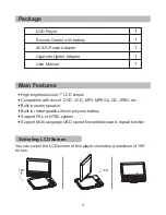 Предварительный просмотр 5 страницы Sylvania SDVD1048-2 User Manual