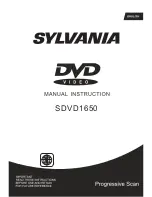 Предварительный просмотр 1 страницы Sylvania SDVD1650 Manual Instructions