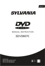 Sylvania SDVD6670 Instruction Manual предпросмотр