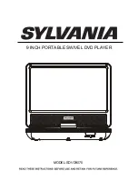 Preview for 1 page of Sylvania SDVD9070 Manual