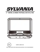 Предварительный просмотр 1 страницы Sylvania SDVD9319 Instructions Manual