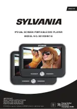 Предварительный просмотр 2 страницы Sylvania SDVD9957-E Manual