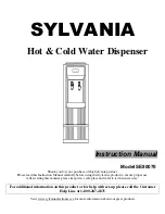 Предварительный просмотр 1 страницы Sylvania SE80070 Instruction Manual