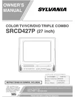 Sylvania SECD427P Owner'S Manual preview