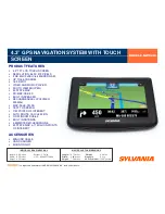 Preview for 1 page of Sylvania SGPD432 Product Features