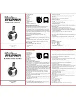 Sylvania SIP292 Operation Manual preview