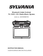 Sylvania SKCR2706BT-B Instruction Manual предпросмотр