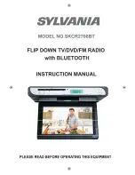 Preview for 1 page of Sylvania SKCR2706BT Instruction Manual