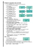 Preview for 8 page of Sylvania SKCR2706BT Instruction Manual