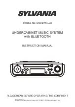 Sylvania SKCR2713-AM Instruction Manual preview