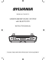 Предварительный просмотр 1 страницы Sylvania SKCR2713 Instruction Manual