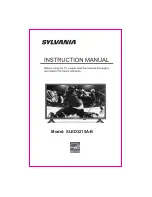 Предварительный просмотр 1 страницы Sylvania SLED3215A-B Instruction Manual