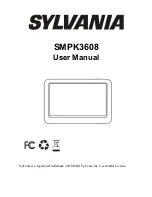 Предварительный просмотр 1 страницы Sylvania SMPK3608 User Manual