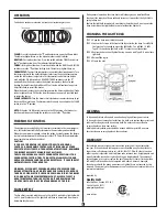 Предварительный просмотр 2 страницы Sylvania SOQC111-MBK User Manual