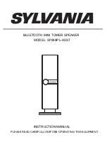 Предварительный просмотр 1 страницы Sylvania SP269PL-ASST Instruction Manual